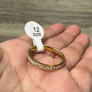 Elegant Gold Ring Size 12